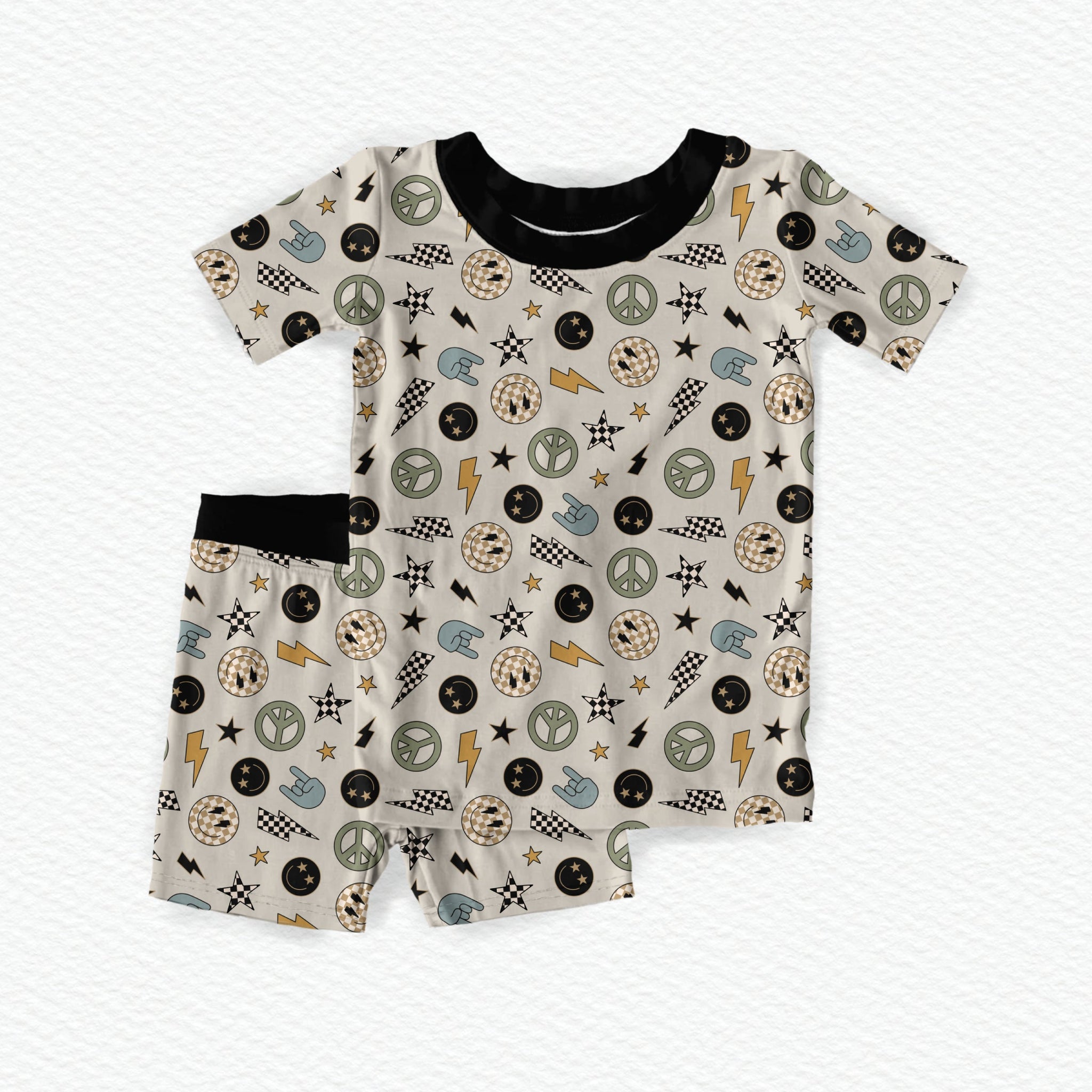 Smiley Drip  Youth Short Set **PreOrder**
