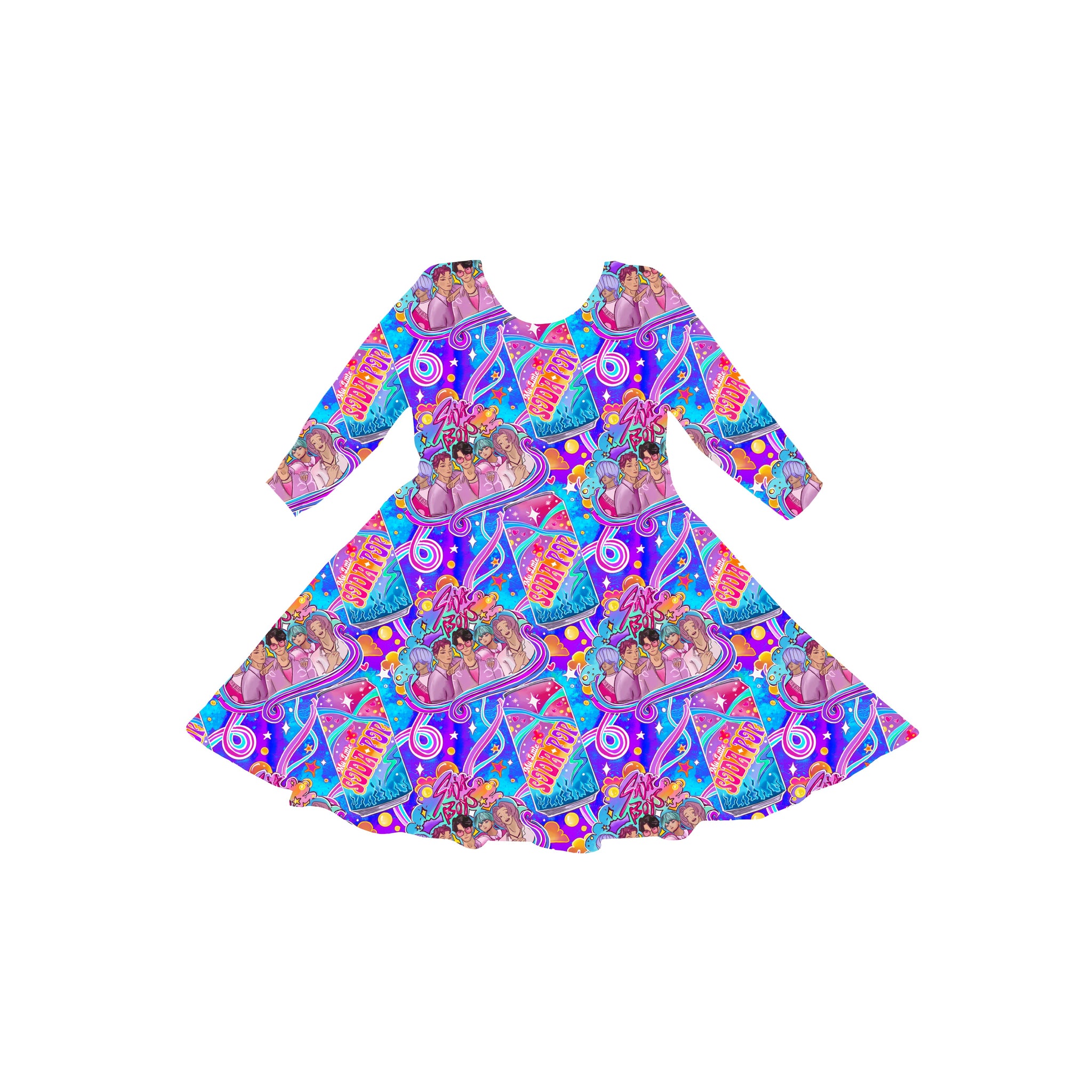 Soda Pop Squad Youth Twirl Dress **PreOrder**