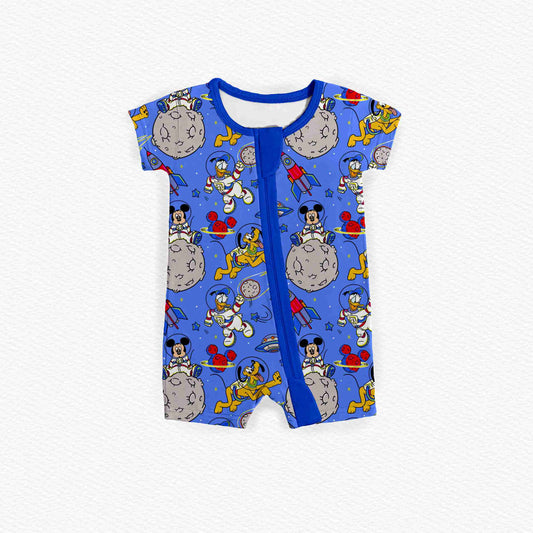 Galaxy Mouse Adventure Medically Adaptable Zipper Shortie *RTS*