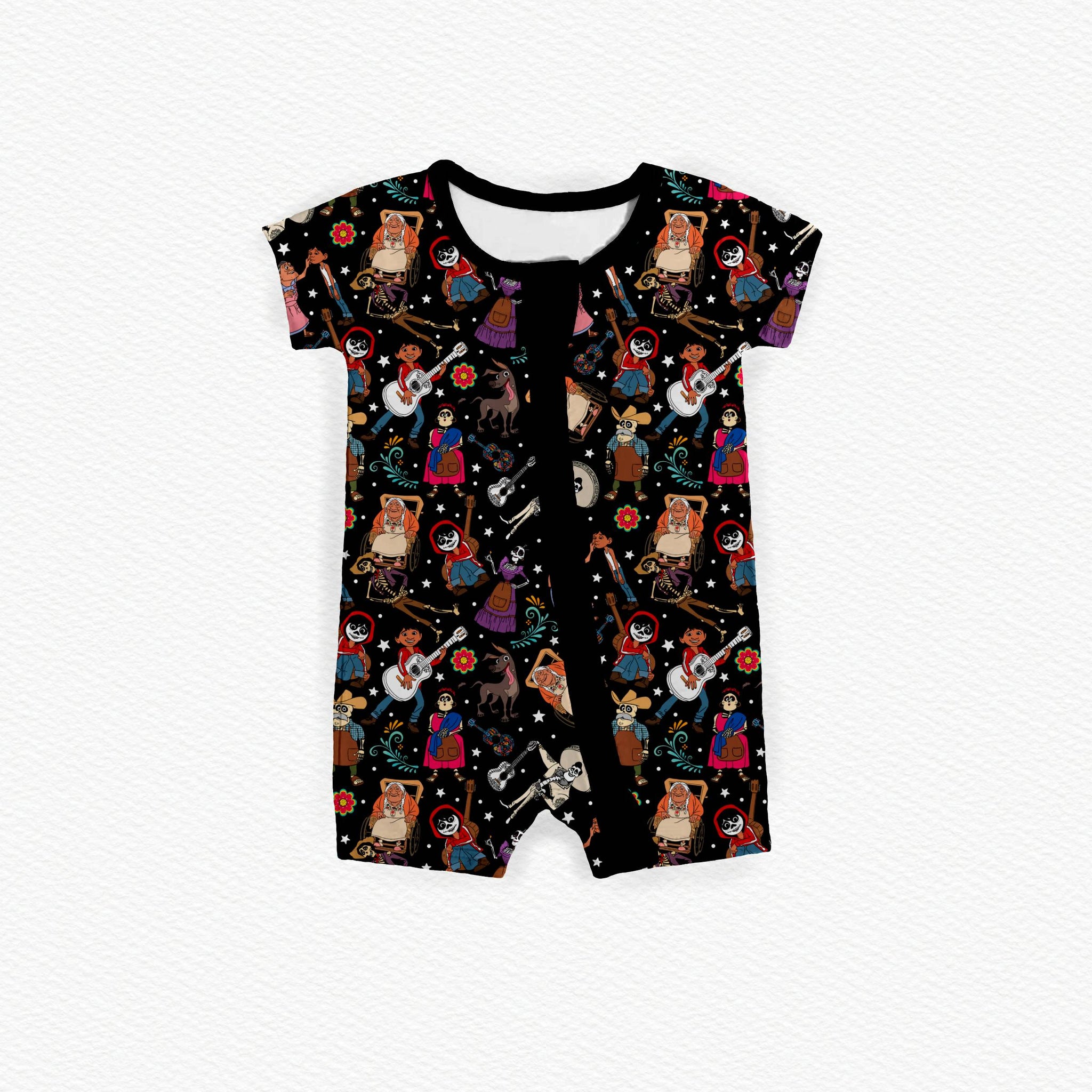 Dia De Muertos Zipper Shortie *RTS*