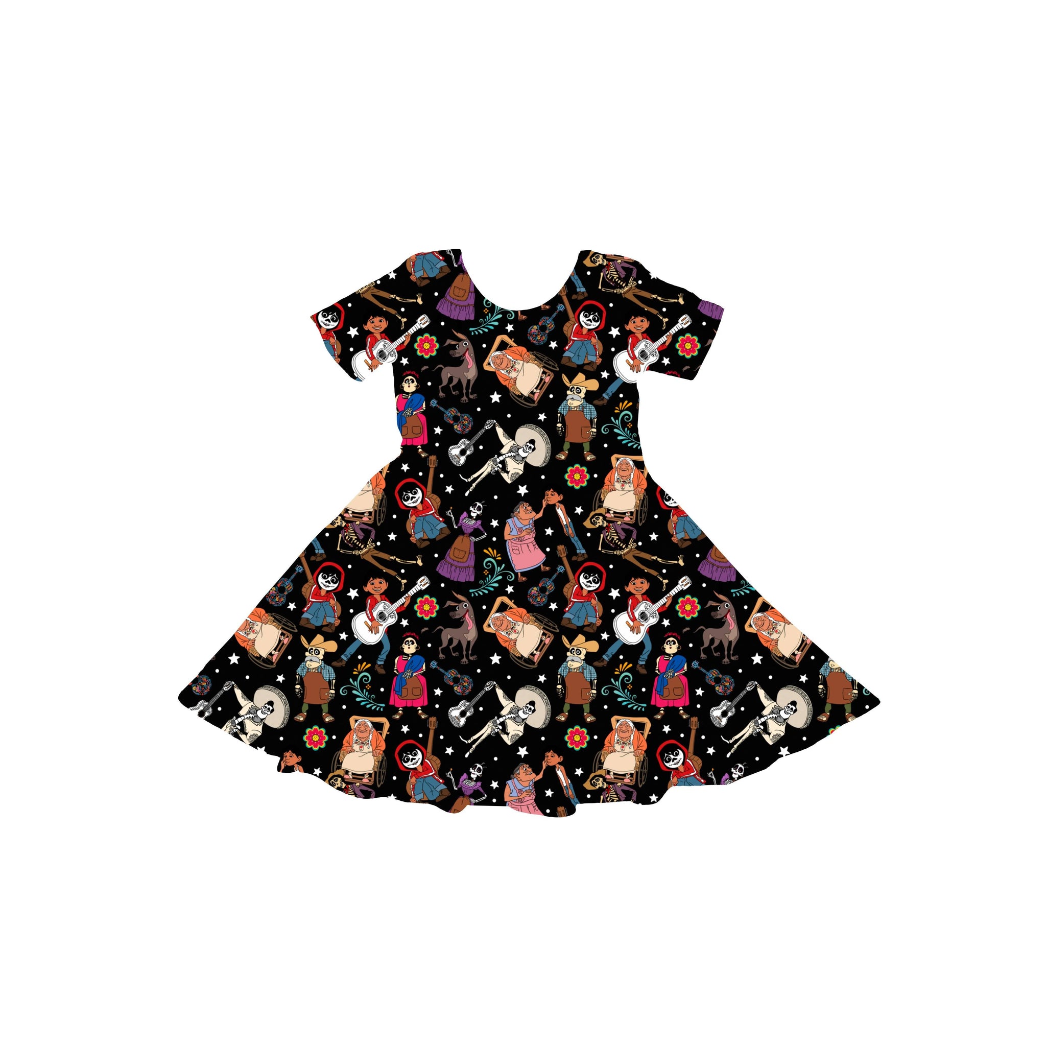 Dia De Muertos Youth Twirl Dress *RTS*