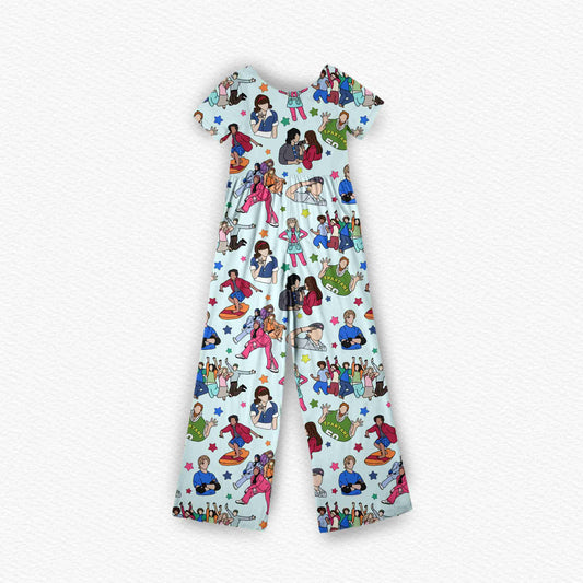 Friday Night Flicks Jumpsuit *RTS*
