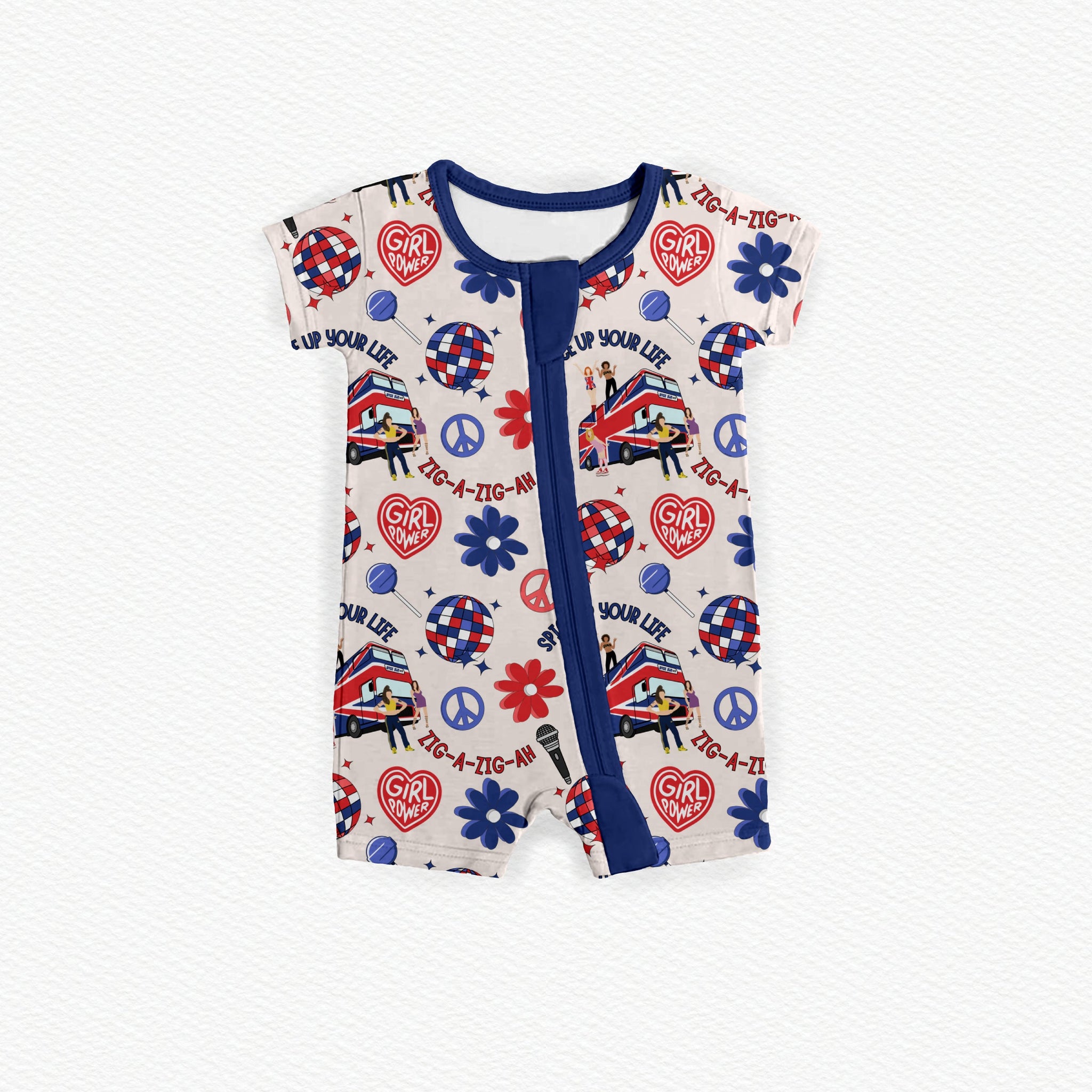 Spice Up Your Life Zipper Shortie *RTS*