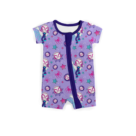 Webbed Wonder Girl Zipper Shortie *RTS*