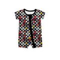 Webs and Wheels Zipper Shortie **PreOrder**