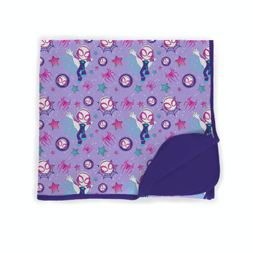 Webbed Wonder Girl Bamboo Blanket **PreOrder**
