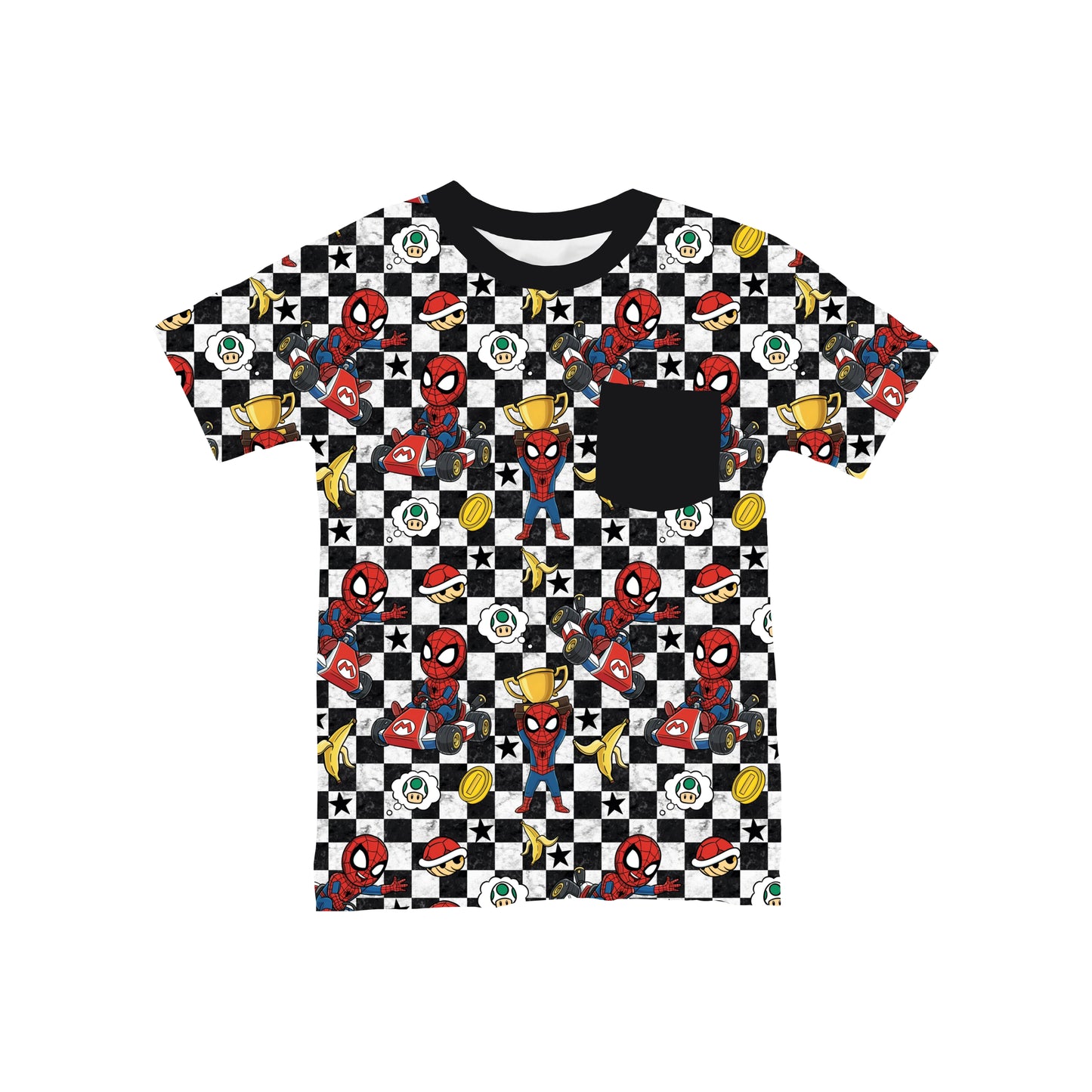 Webs and Wheels Pocket T-Shirt **PreOrder**