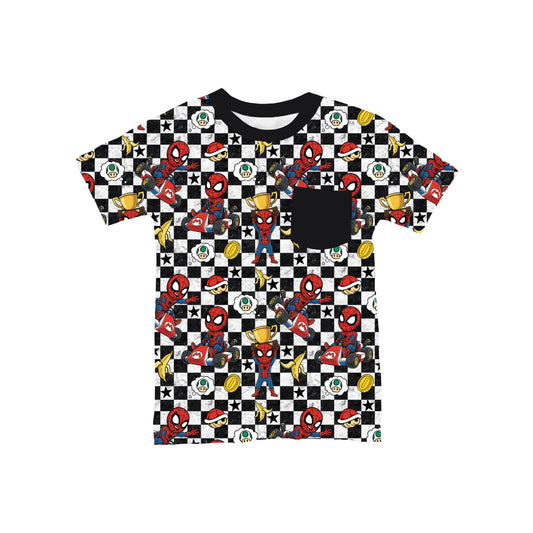 Webs and Wheels Pocket T-Shirt **PreOrder**