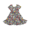 Webs and Wheels Youth Twirl Dress **PreOrder**