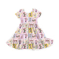Sweet Stamp Friends Youth Twirl Dress *RTS*