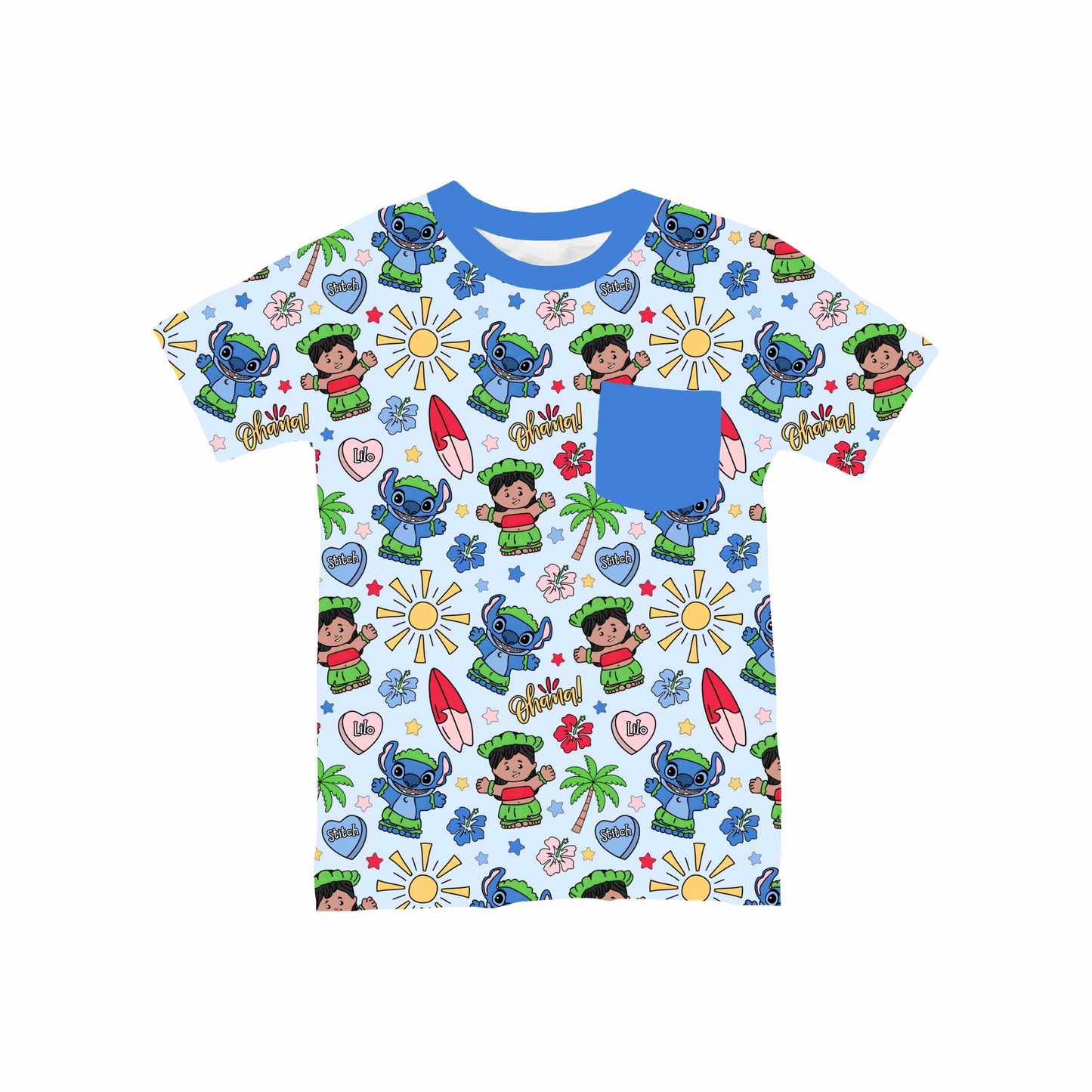 Island Ohana Littles Pocket T-Shirt *RTS*