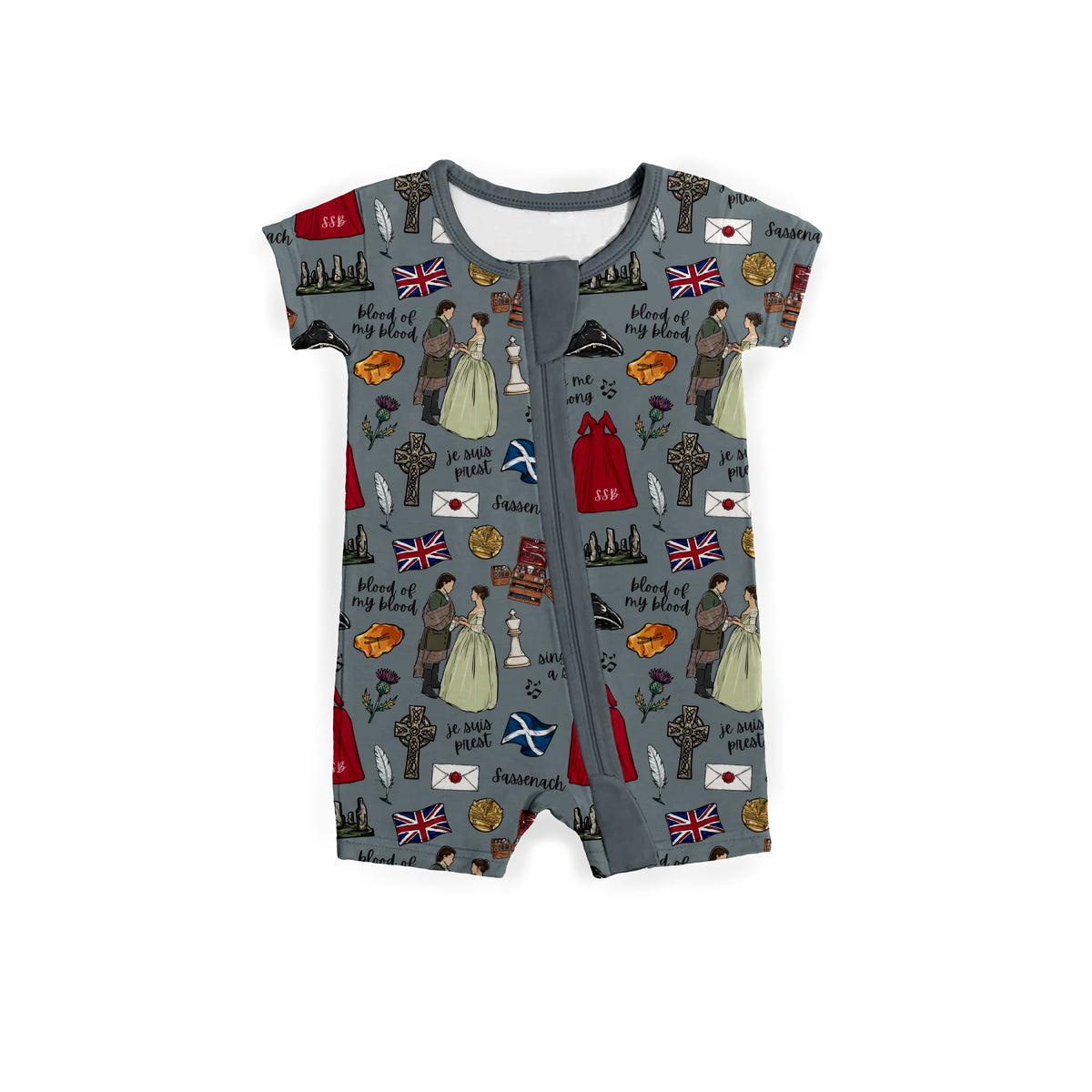 Through The Stones Zipper Shortie **PreOrder**