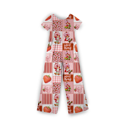 Strawberry Sweetheart Jumpsuit **PreOrder**