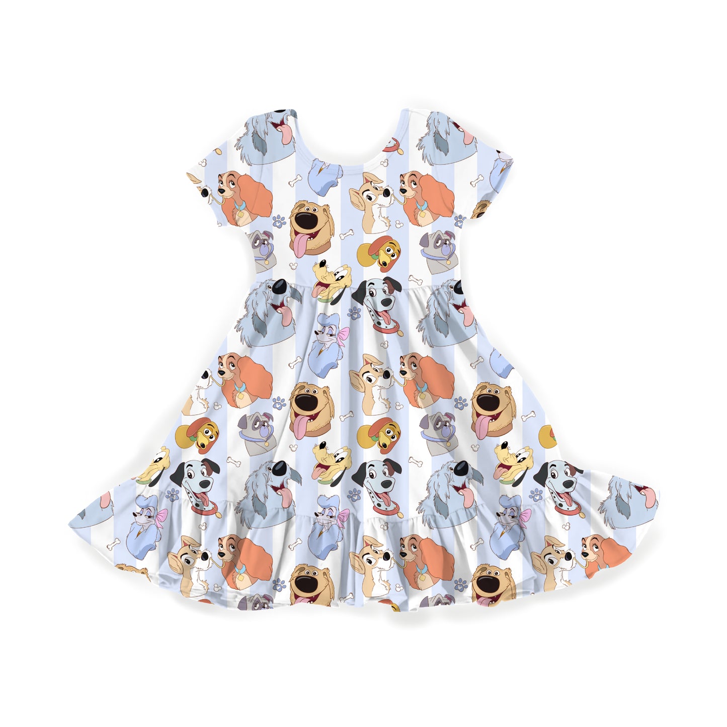 Pawfect Friends Youth Twirl Dress *RTS*