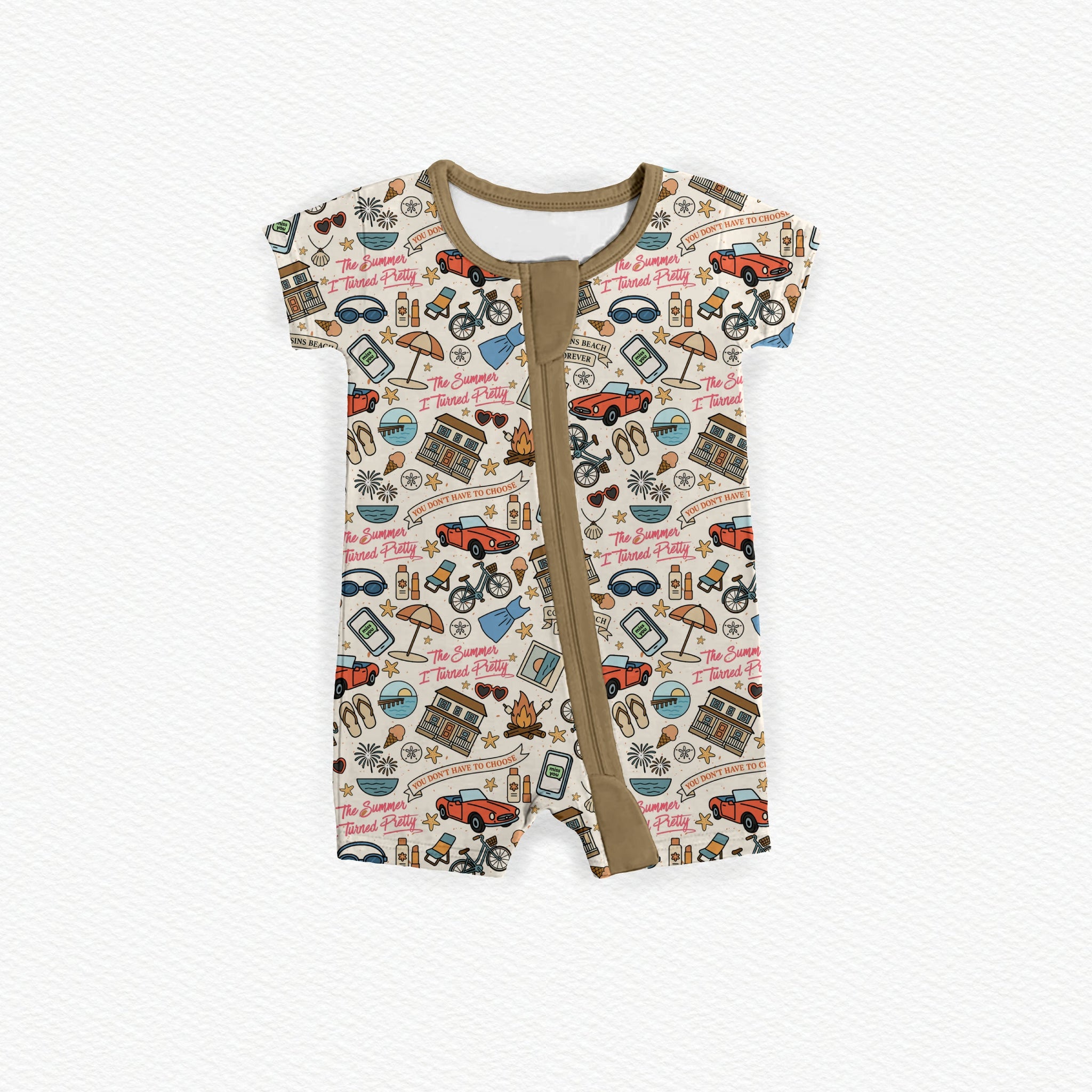 Cousins Beach Club Zipper Shortie **PreOrder**