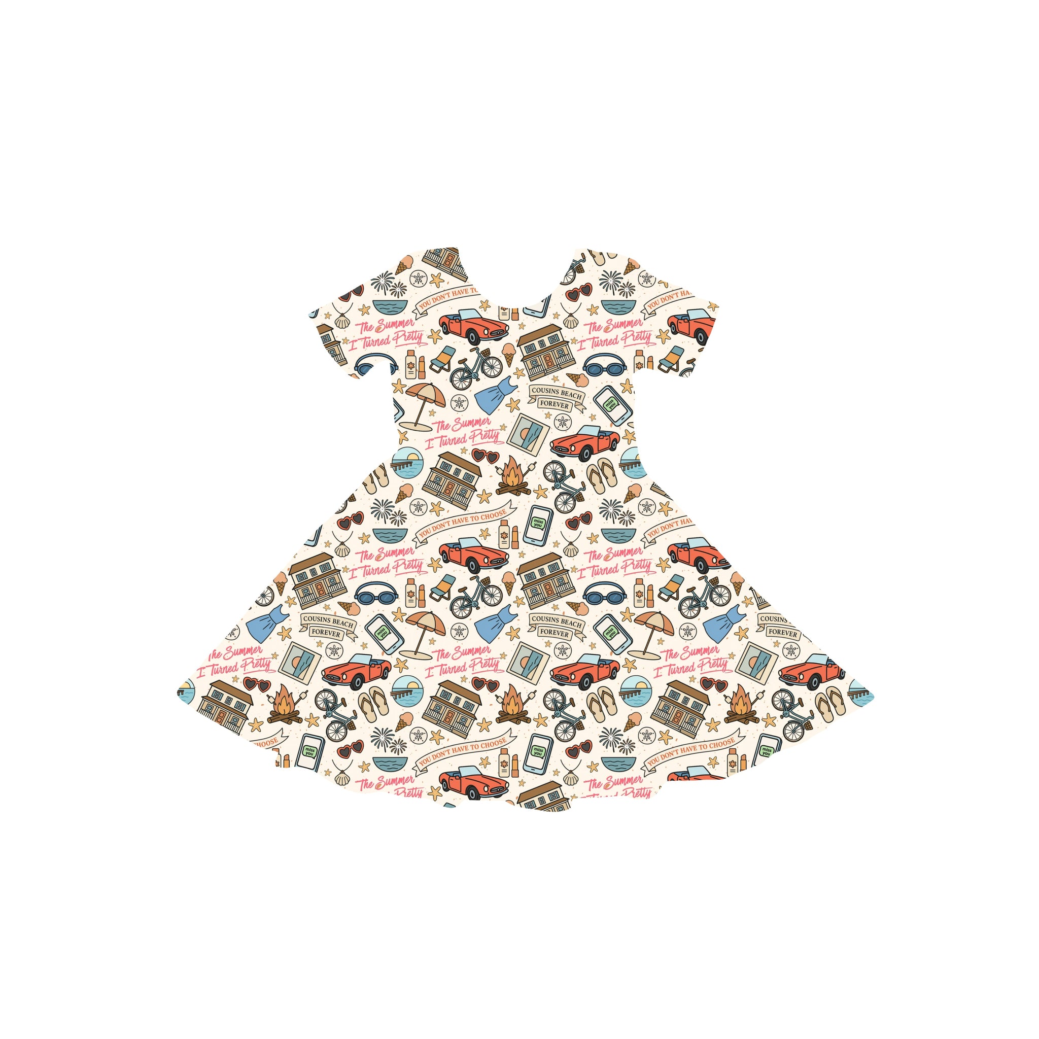 Cousins Beach Club Youth Twirl Dress **PreOrder**