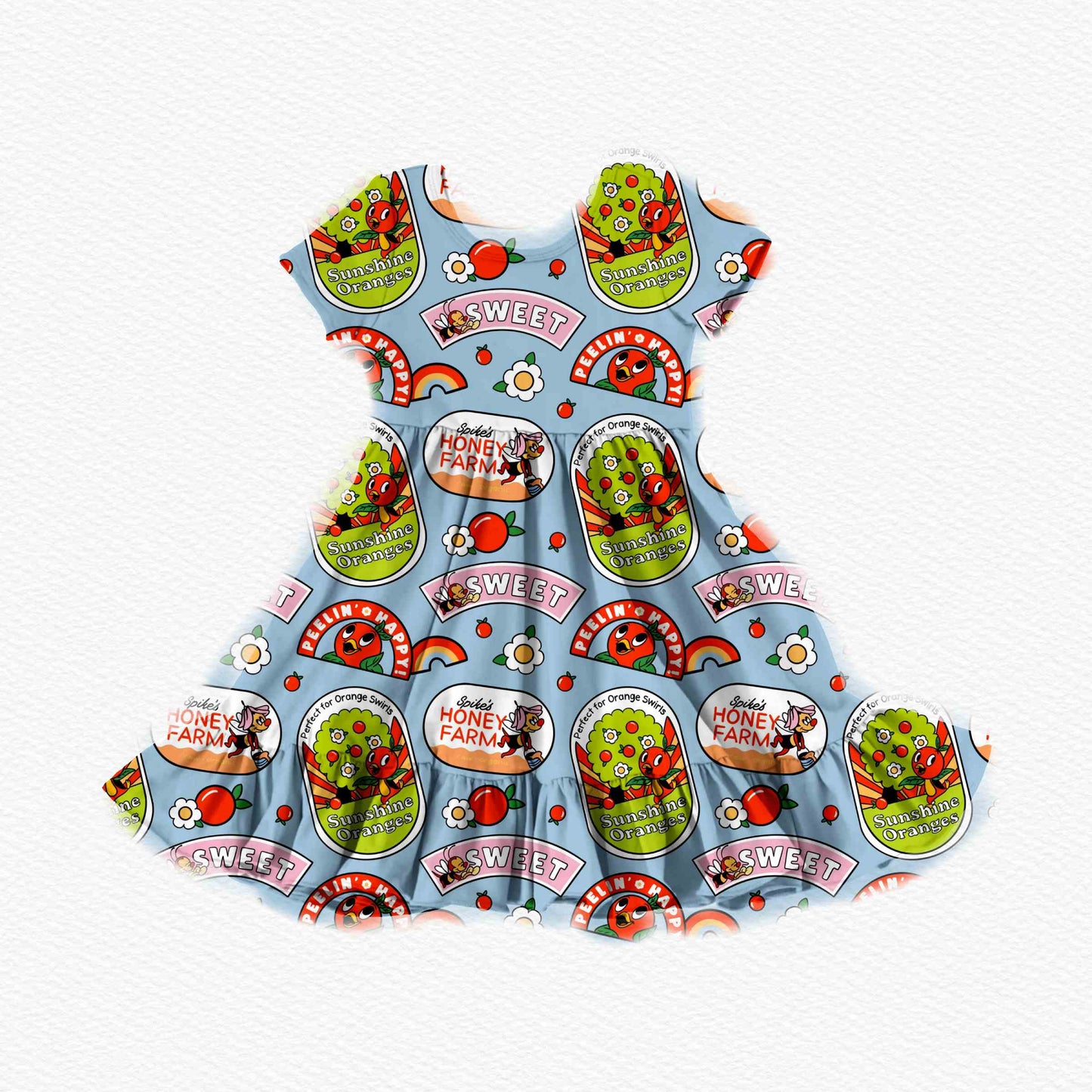 Peelin' Cute Youth Twirl Dress *RTS*