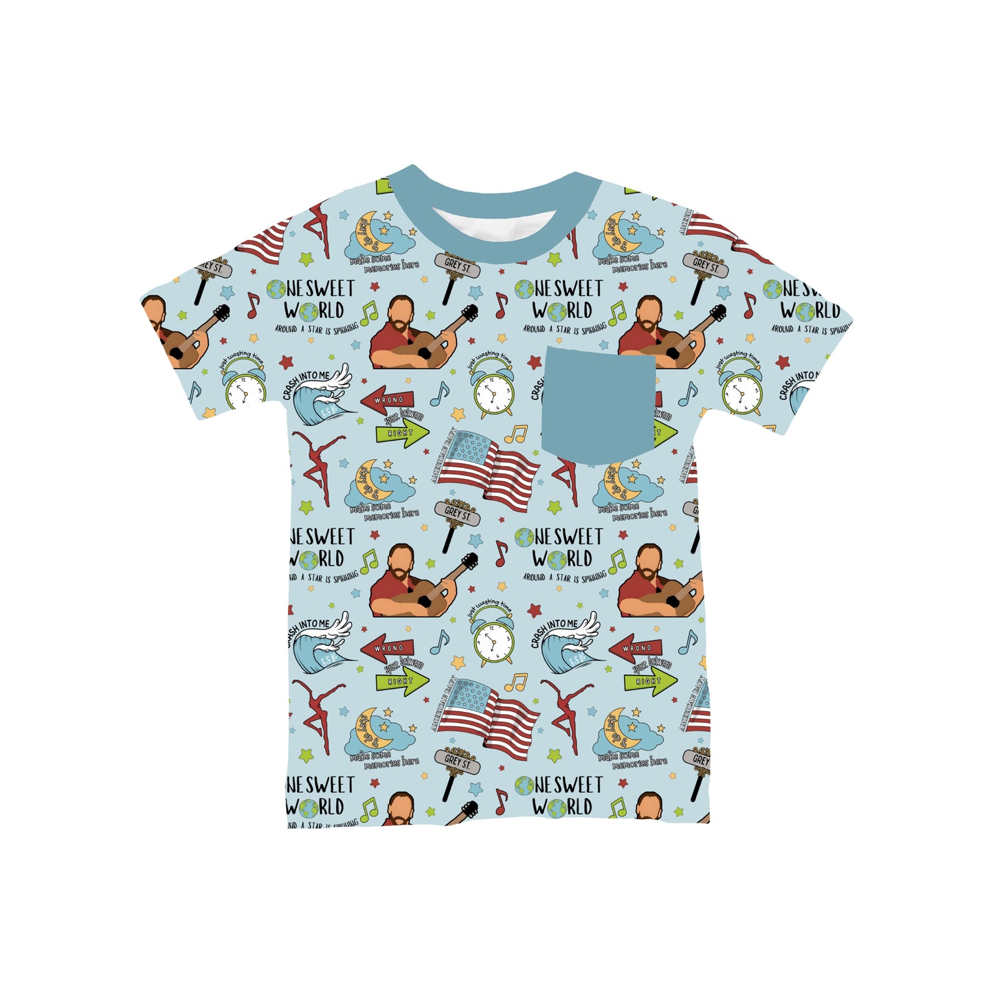 One Sweet World Pocket T-Shirt *RTS*