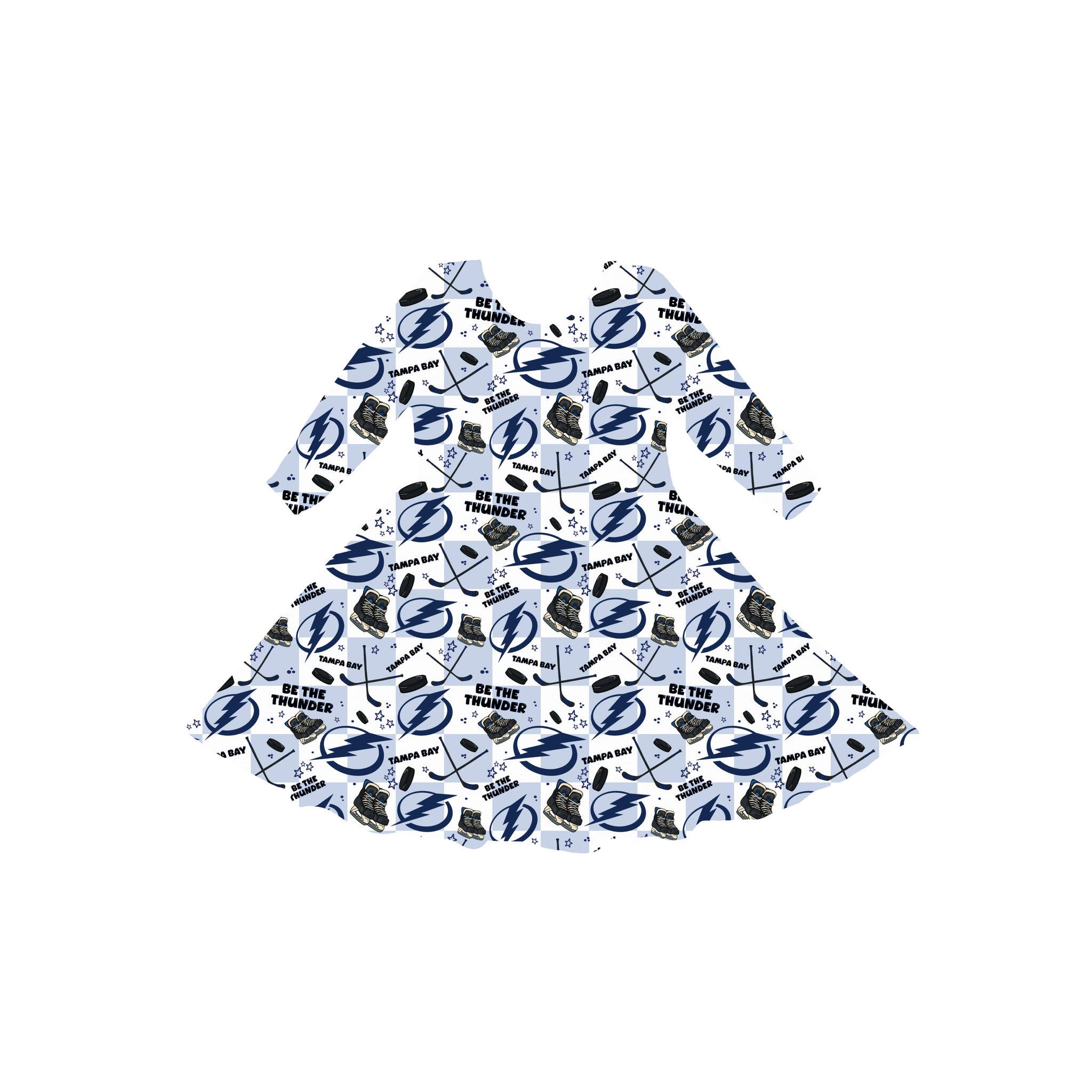 Tampa Bay Hockey Youth Twirl Dress **PreOrder**