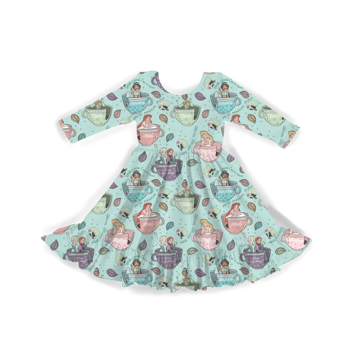 Team Time Royalty Youth Twirl Dress **PreOrder**