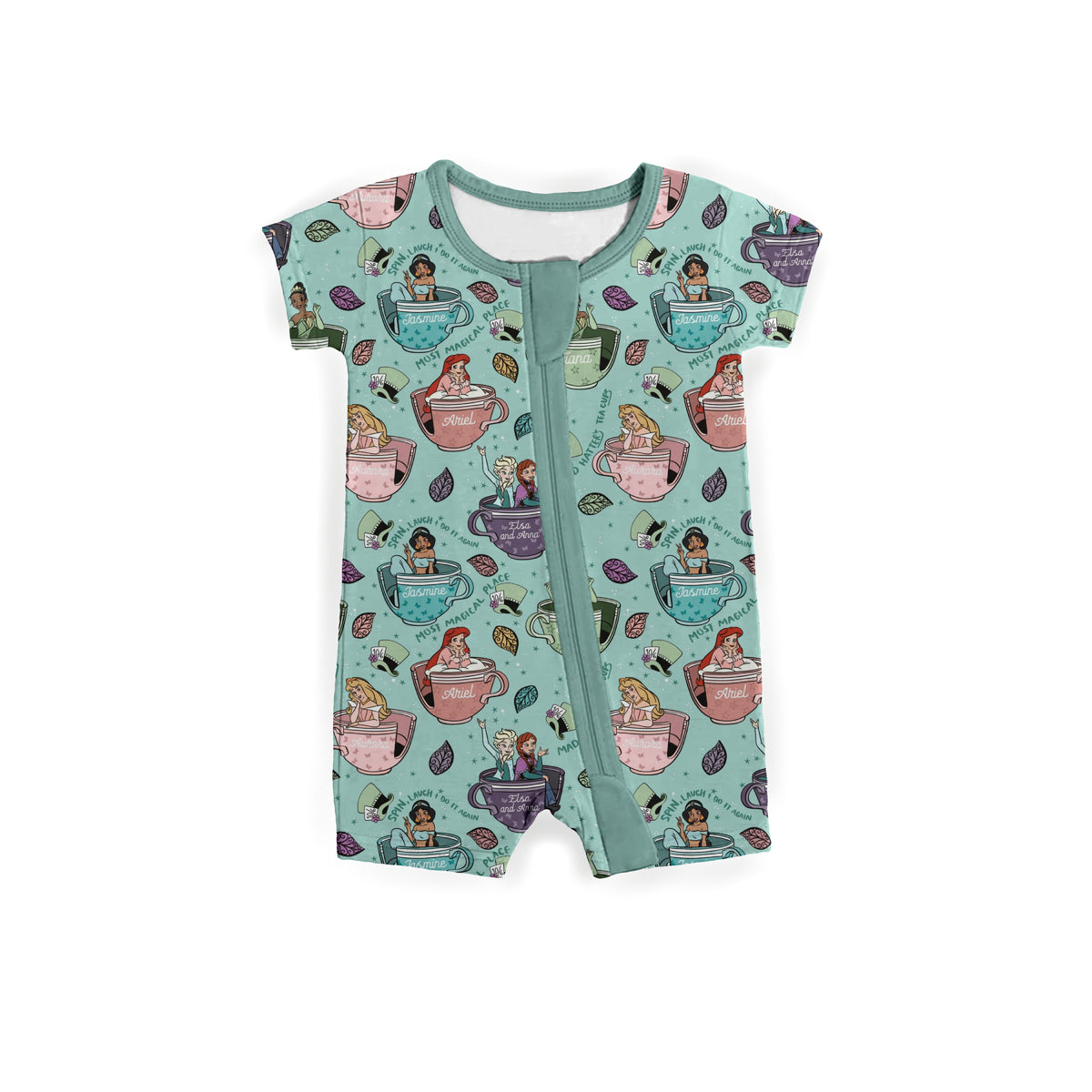 Tea Time Royalty Zipper Shortie **PreOrder**