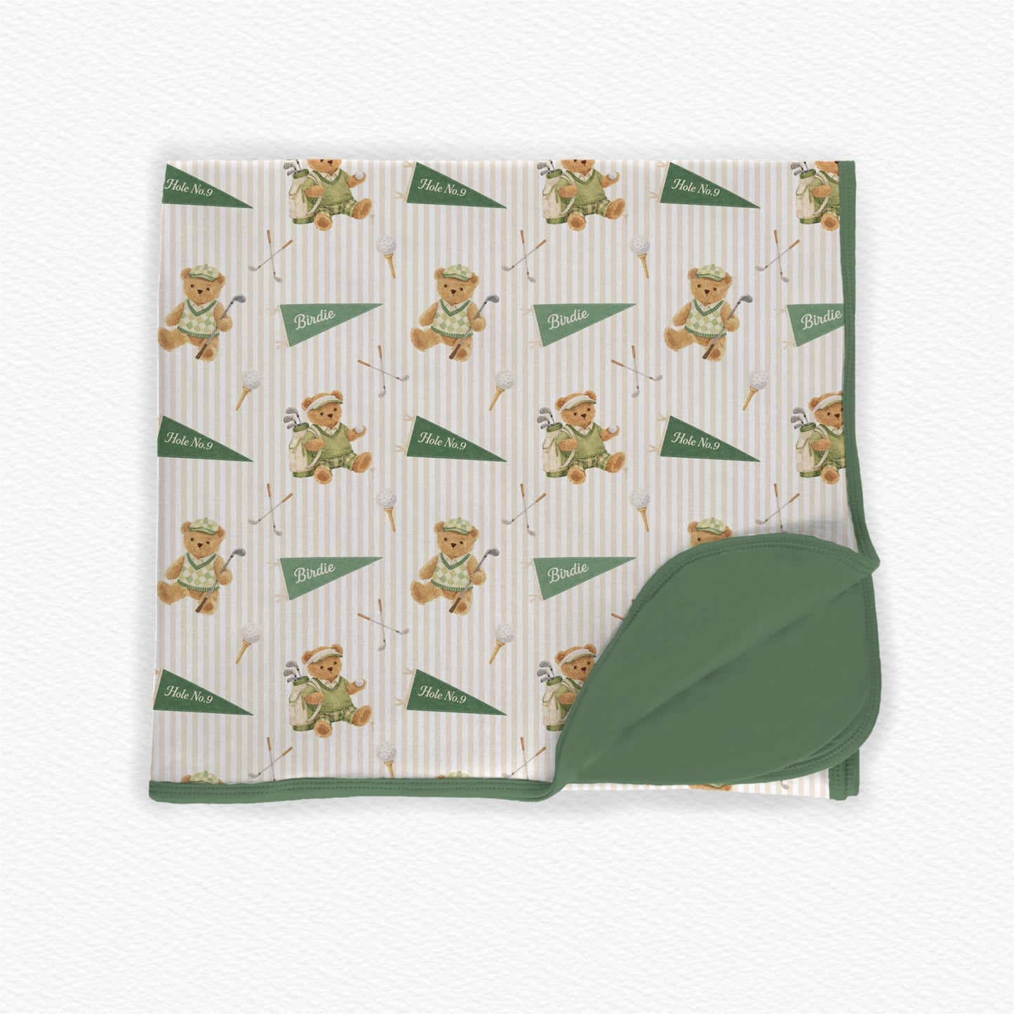 Tee Time Teddies Bamboo Blanket *RTS*
