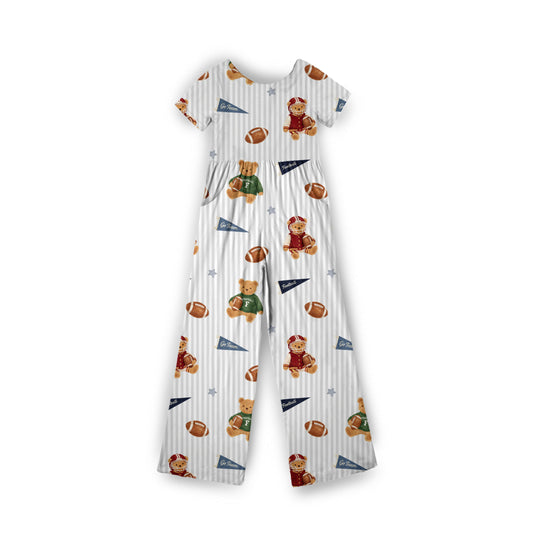 Touchdown Teddies Jumpsuit **PreOrder**