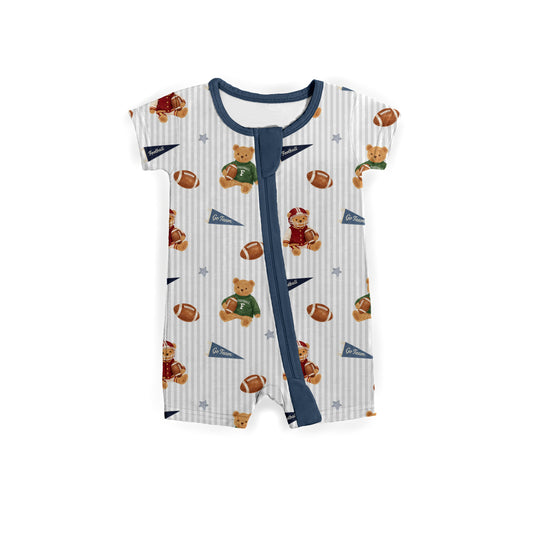 Touchdown Teddies Zipper Shortie **PreOrder**