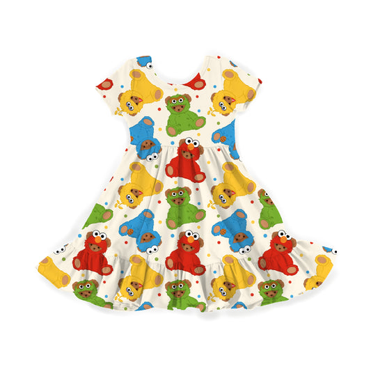 Snuggle Me Sesame Youth Twirl Dress **PreOrder**