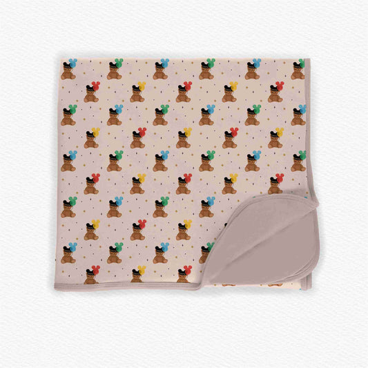 Beary Magical Hats Bamboo Blanket *RTS*