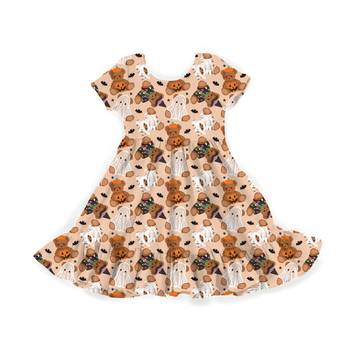 Boo Bear Bash Youth Twirl Dress **PreOrder**