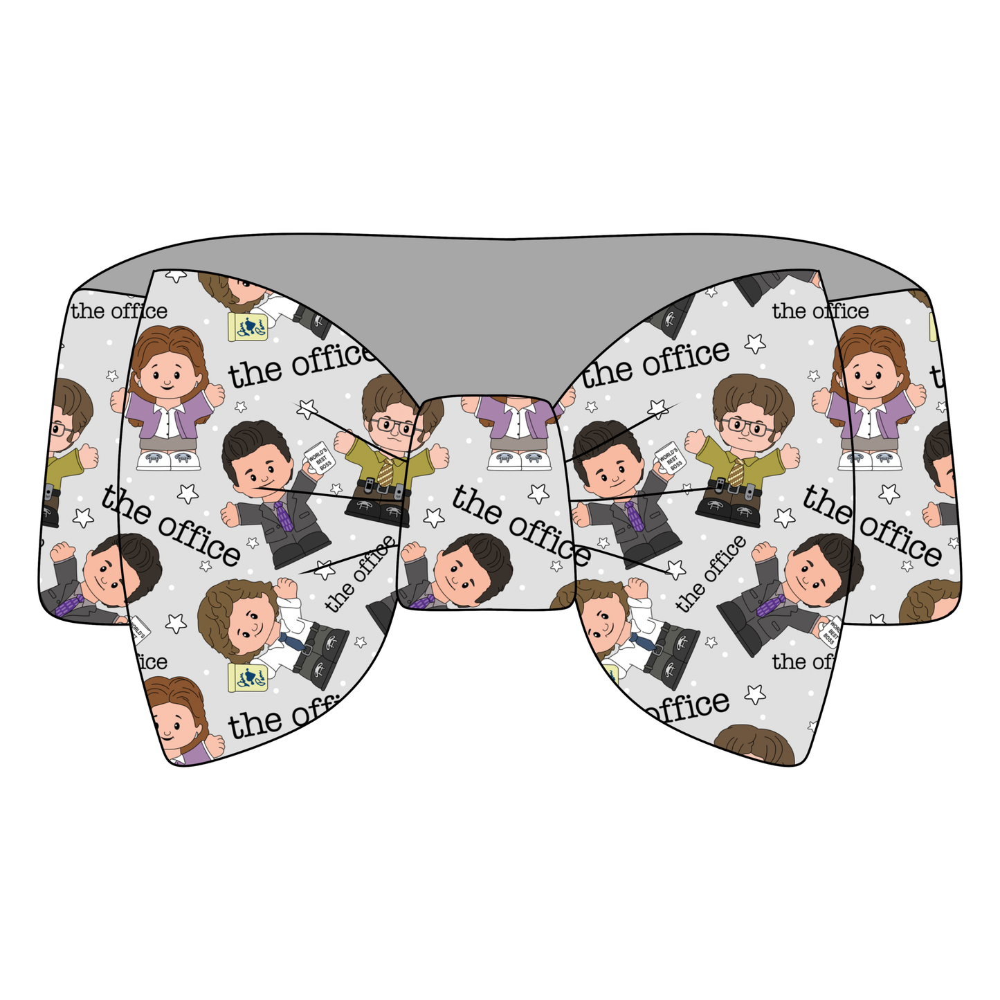Tiny Office Antics Bamboo Bow Headband *RTS*