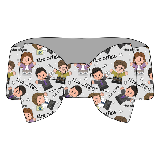 Tiny Office Antics Bamboo Bow Headband *RTS*