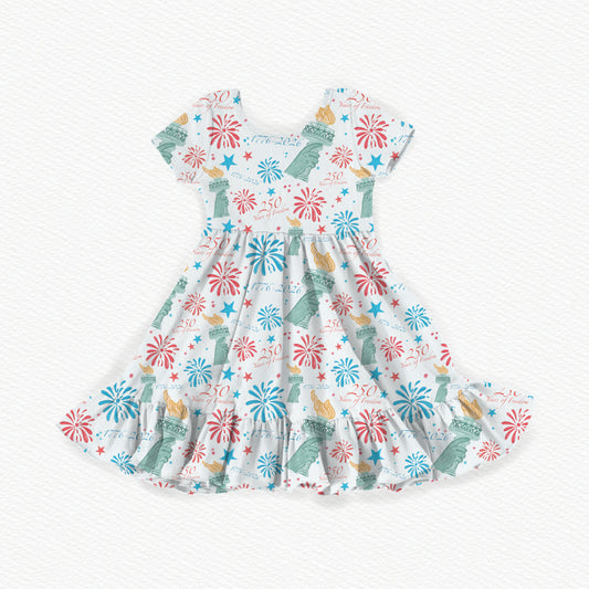 250 Years of Freedom Youth Twirl Dress *RTS*