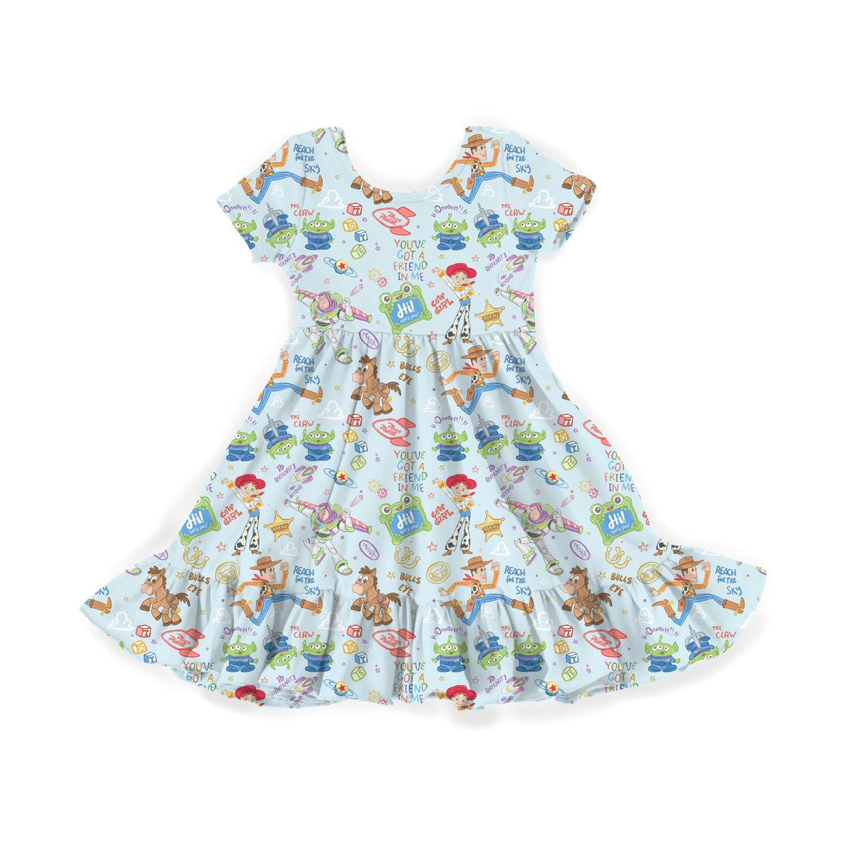 Reach For The Sky! Youth Twirl Dress **PreOrder**