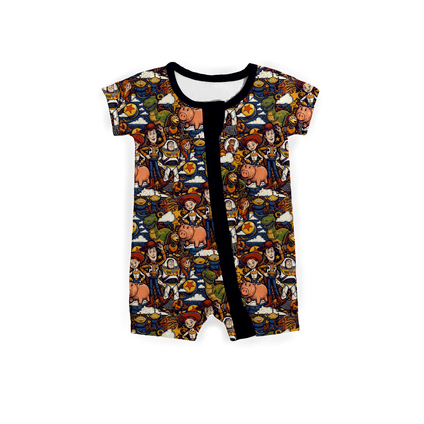 The Gang's All Here Zipper Shortie **PreOrder**