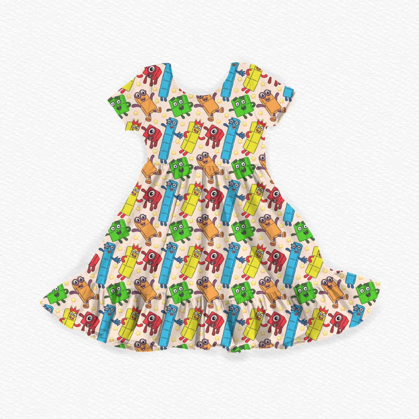 Number Buddies Youth Twirl Dress *RTS*