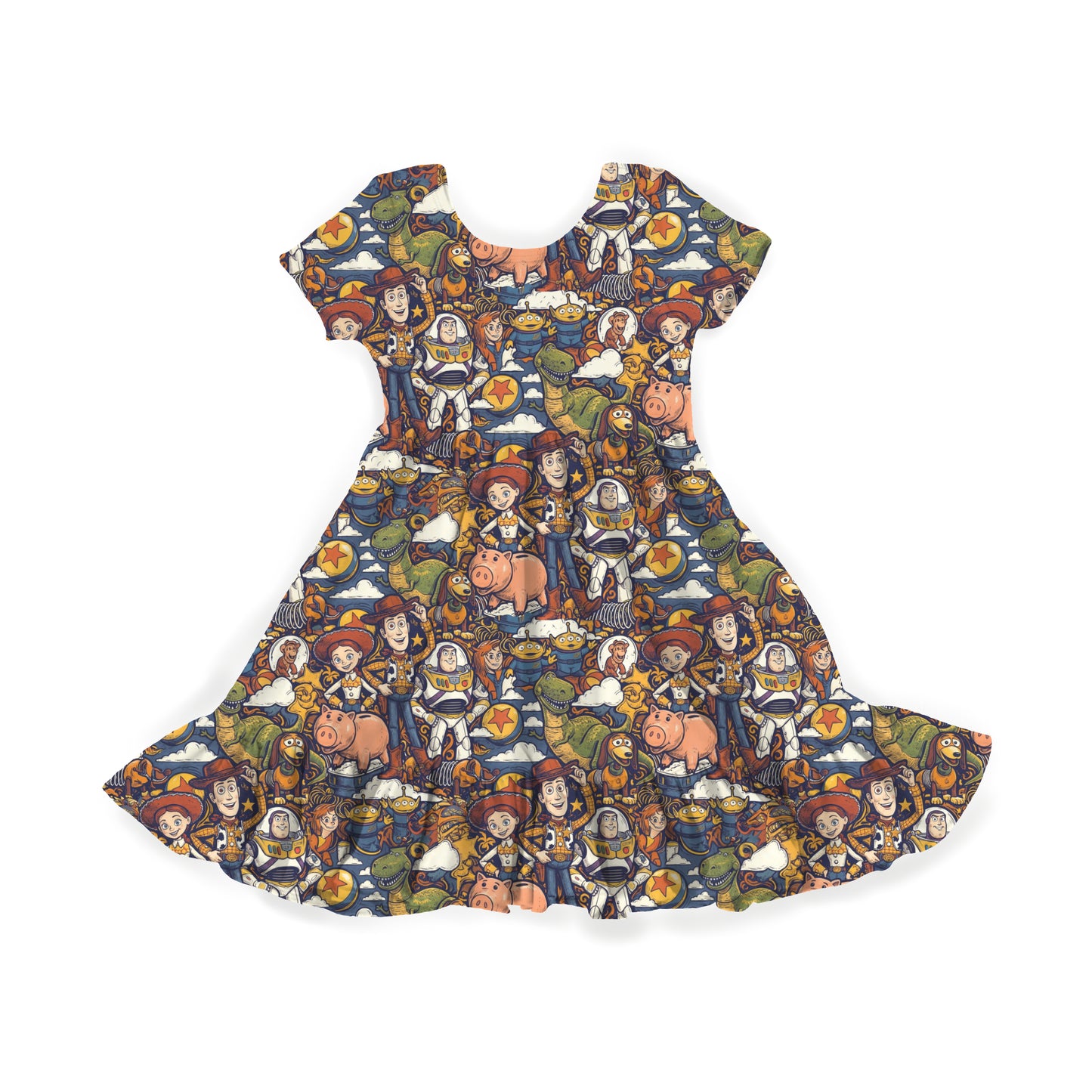 The Gang's All Here Youth Twirl Dress **PreOrder**