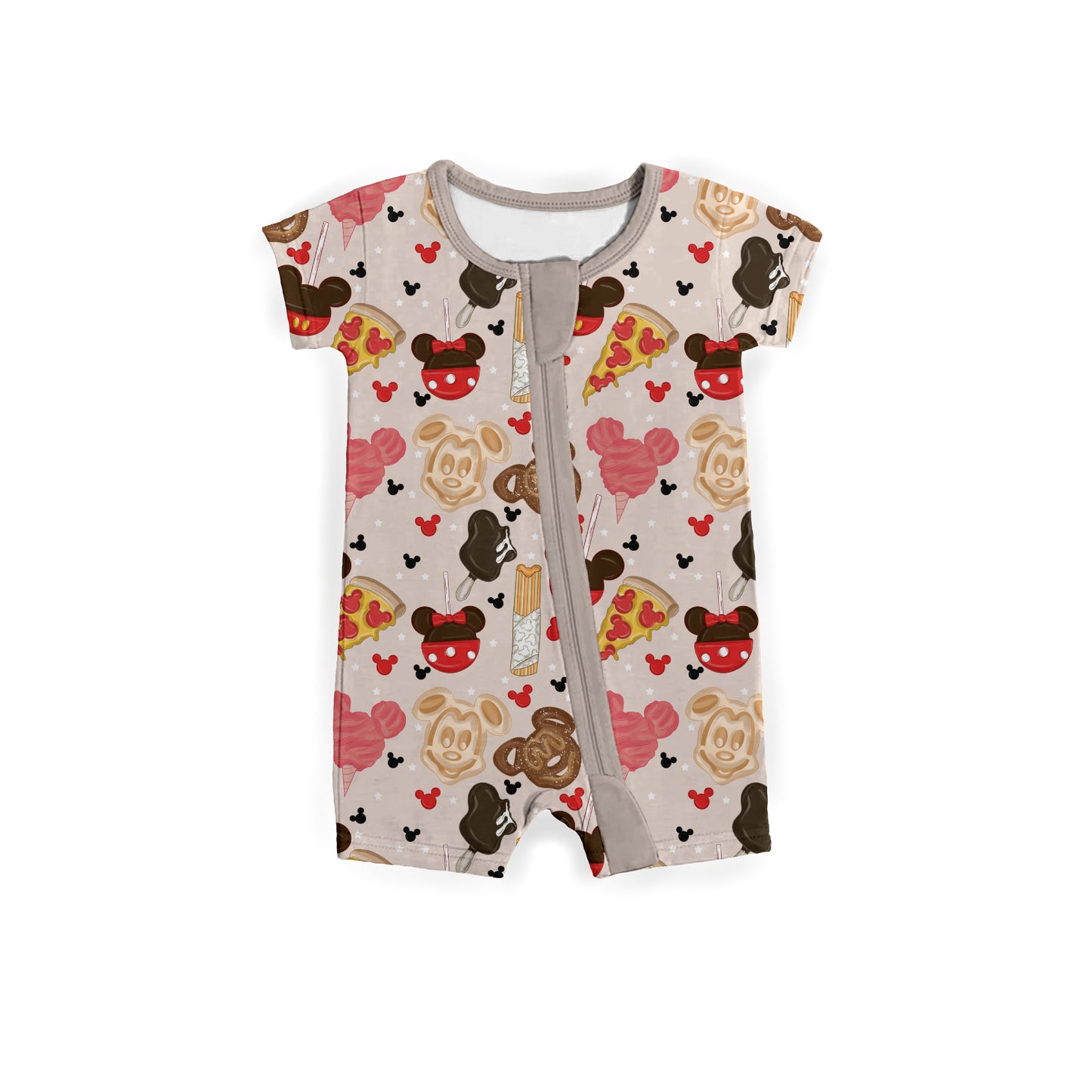 Magical Snacks Medically Adaptable Zipper Shortie *RTS*