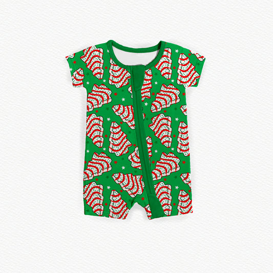 Christmas Cakes Zipper Shortie **PreOrder**