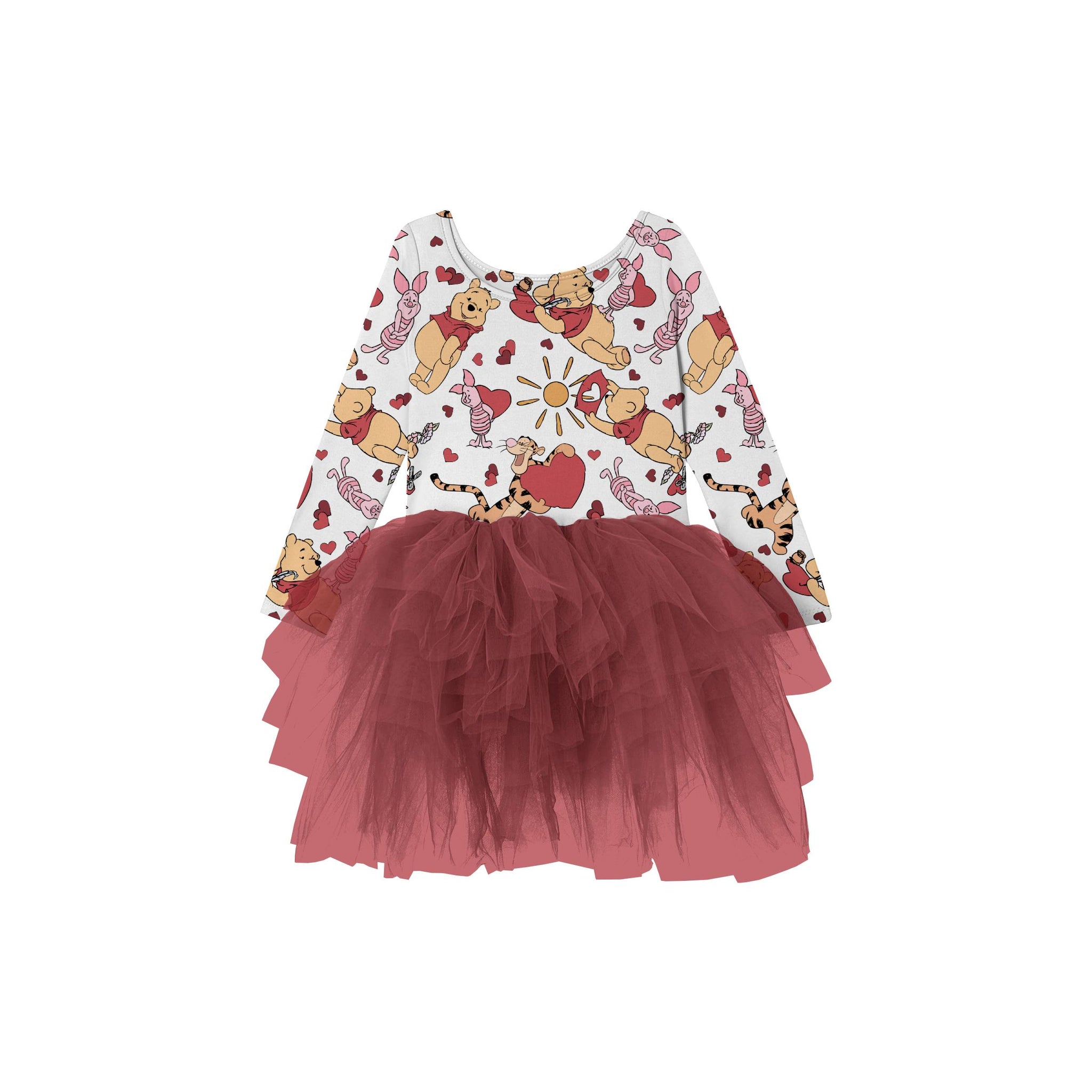 Love You Beary Much Youth Tutu Dress **PreOrder**