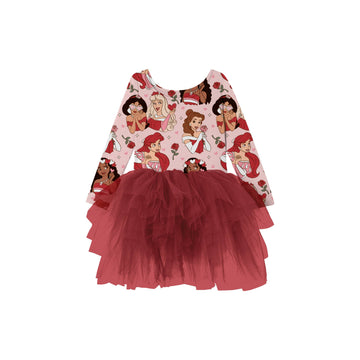 Royal Hearts & Roses Youth Tutu Dress *RTS*