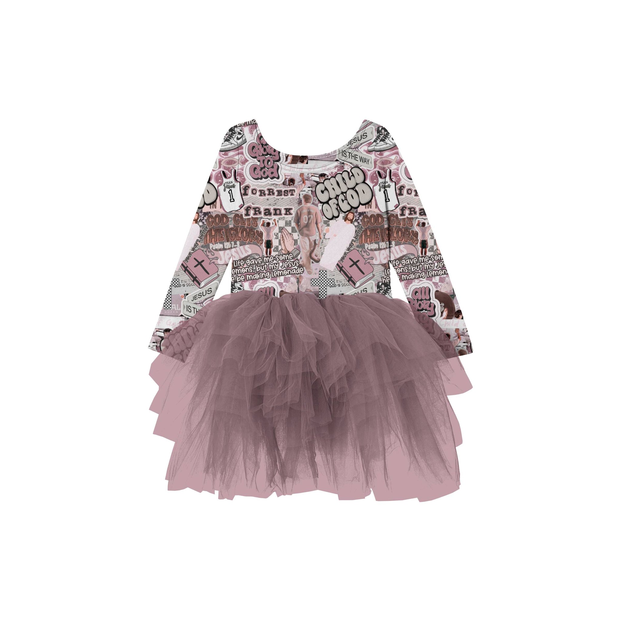 Only Way Is Up Pink Youth Tutu Dress **PreOrder**