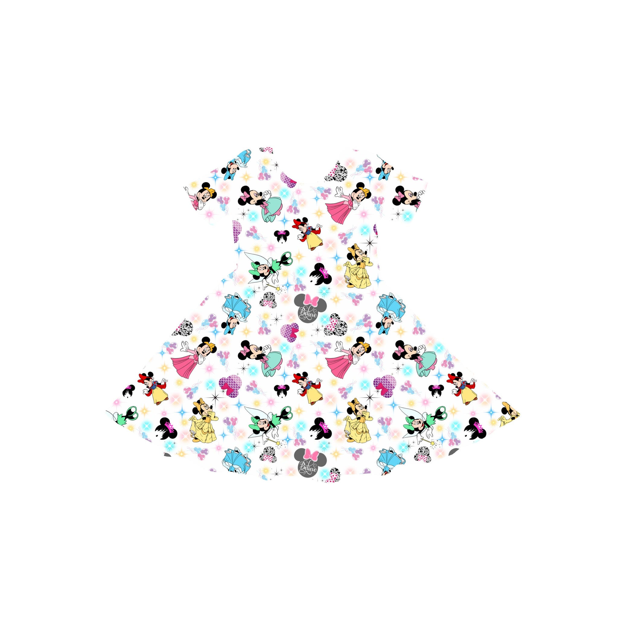 Bows and Tiaras Youth Twirl Dress **PreOrder**