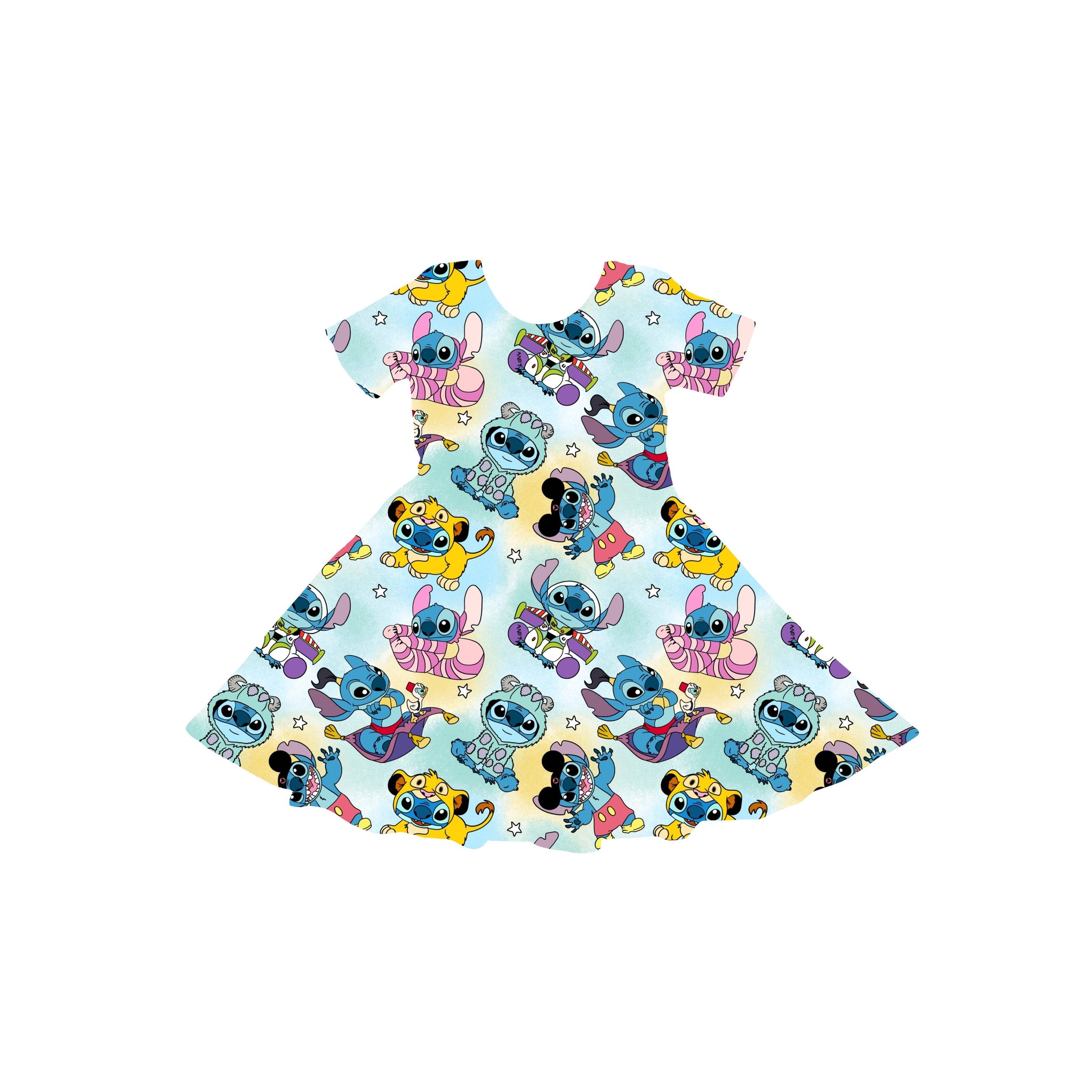 Stitch Switch Youth Twirl Dress *RTS*