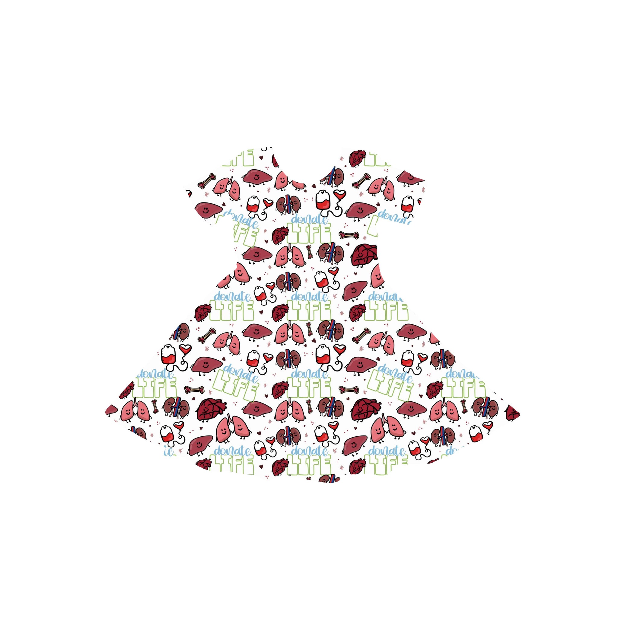 Donate Life Youth Twirl Dress *RTS*
