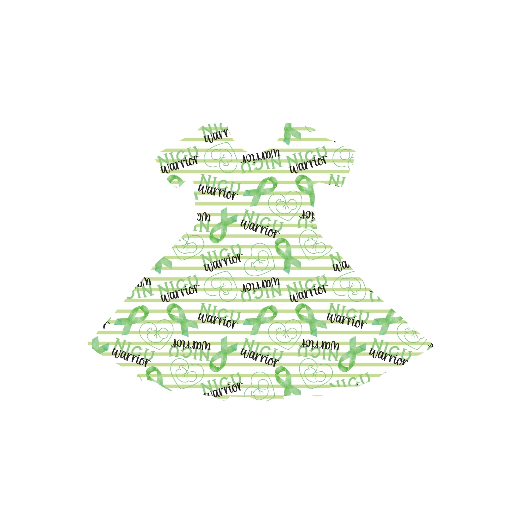 NICU Warrior Youth Twirl Dress **PreOrder**