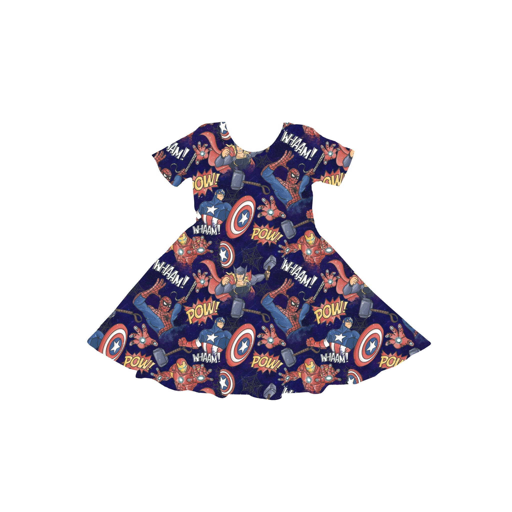 Heroes Of The Multiverse Youth Twirl Dress **PreOrder**