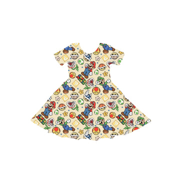 The Bros Are Back Youth Twirl Dress **PreOrder**