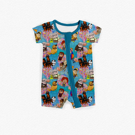 Floating Into Forever Medically Adaptable  Zipper Shortie *RTS*